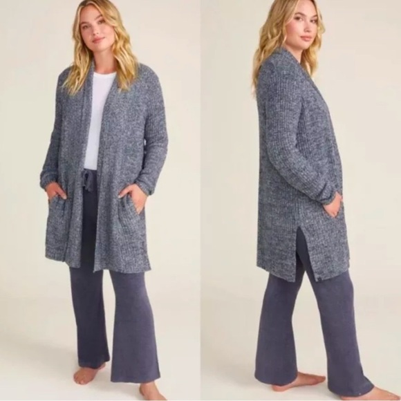 Barefoot Dreams CozyChic Lite Montecito long cardigan Size 2X - Picture 1 of 7
